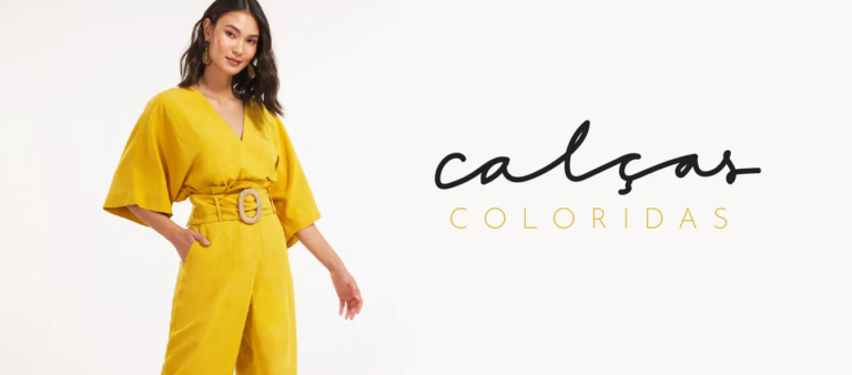 Novidades: as calças coloridas do momento
