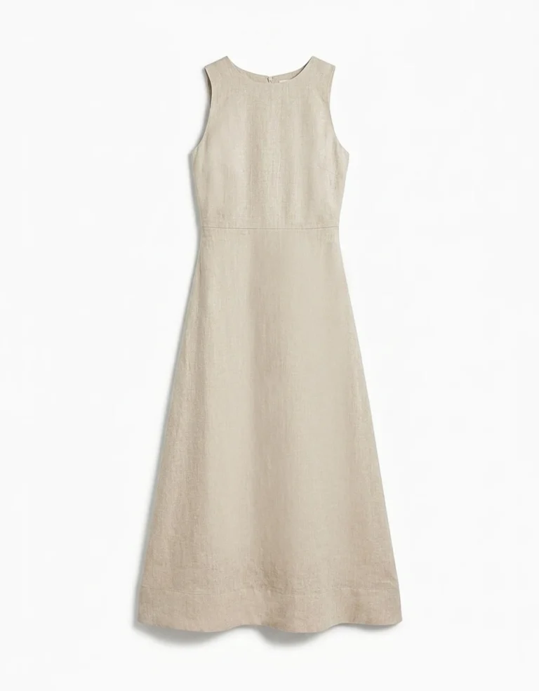 Vestido Linho Evasê