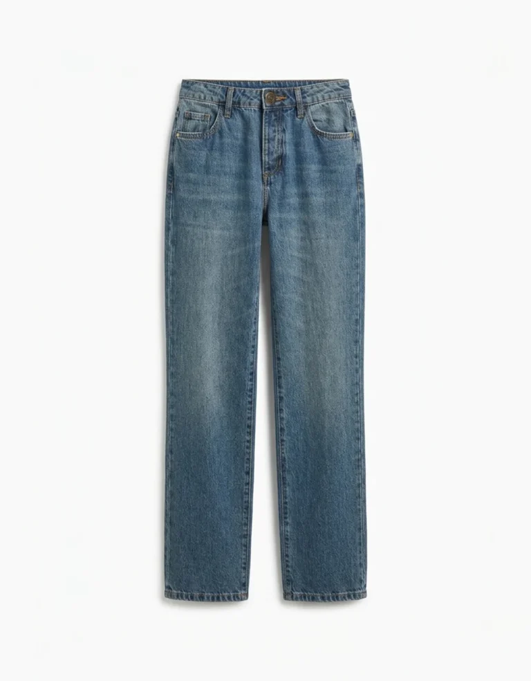 Calça Jeans Reta Relaxed Vintage