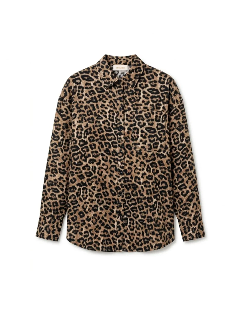 Camisa Linho Leopardo