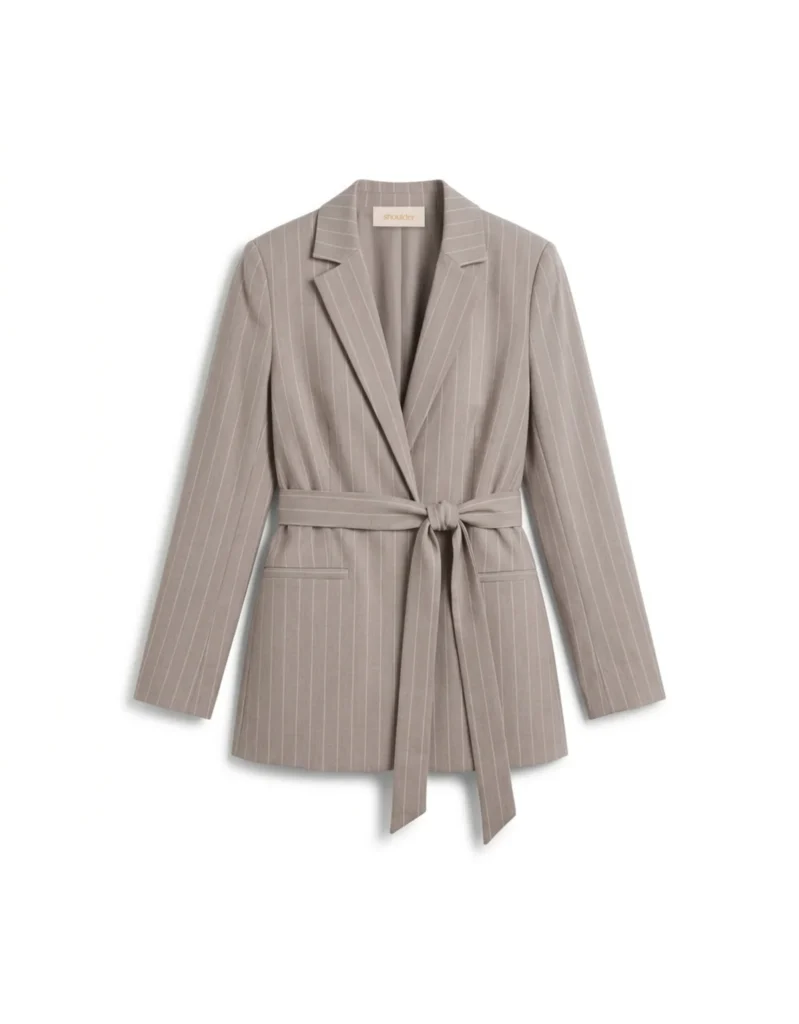 blazer alfaiatado risca giz | Blog Shoulder