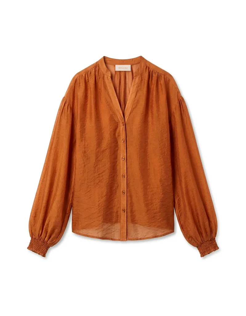 Como usar blazer de linho: 5 looks para te inspirar 19 blusa manga longa terracota | Blog Shoulder