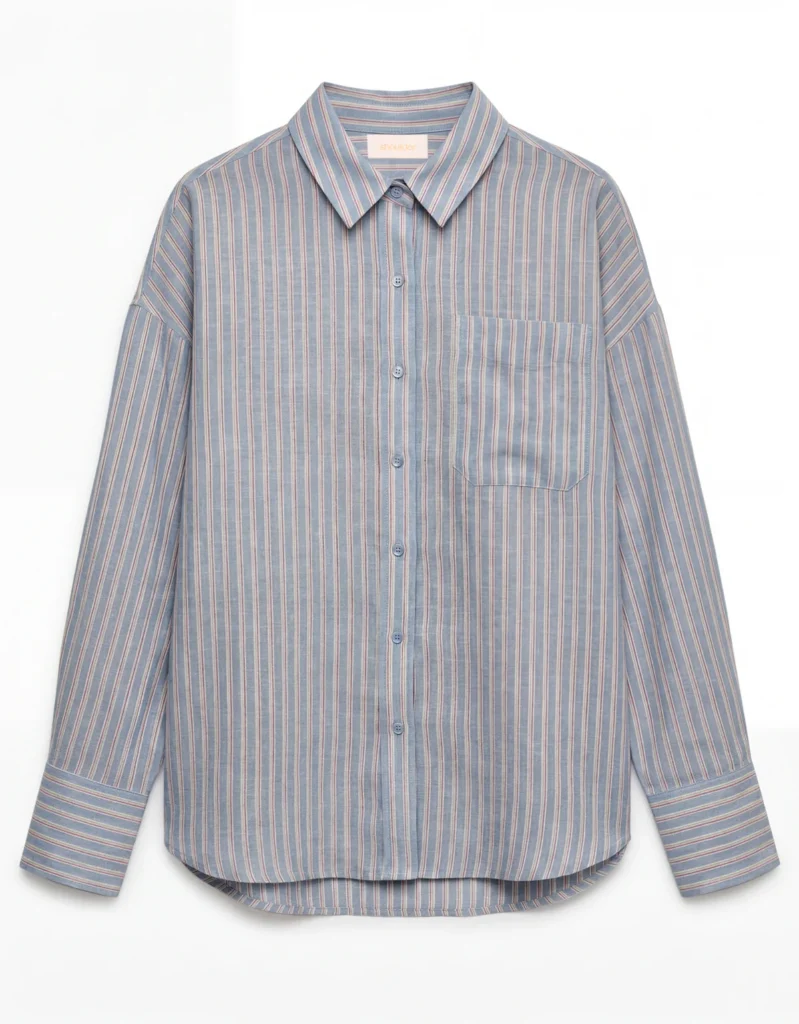 Como usar calça de alfaiataria: do escritório ao fim de semana 1 camisa linho fio tinto | Blog Shoulder