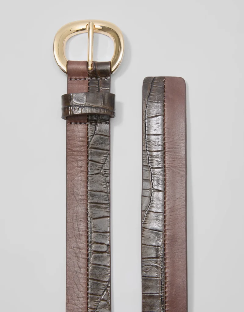 cinto marrom | Blog Shoulder