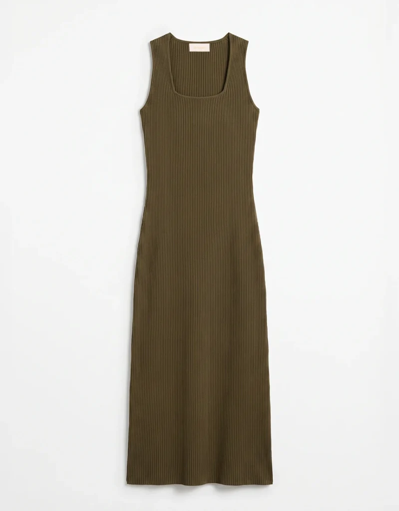 Tudo sobre vestidos: guia completo para escolher o seu 19 vestido tricot canelado marrom | Blog Shoulder